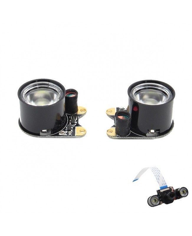 2pcs White LED Board Specific For Raspberry Pi Camera
