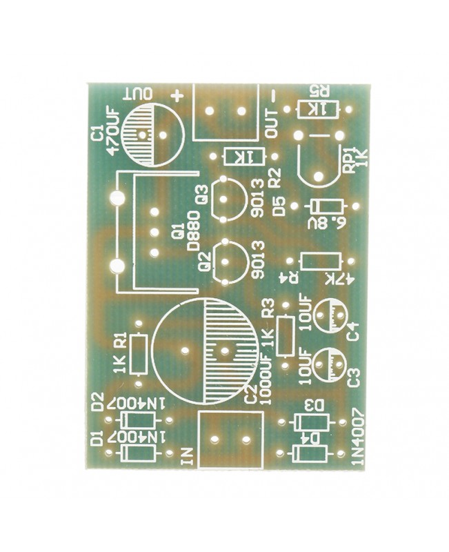 DIY D880 Transistor Series Power Supply Regulator Module Board Kit